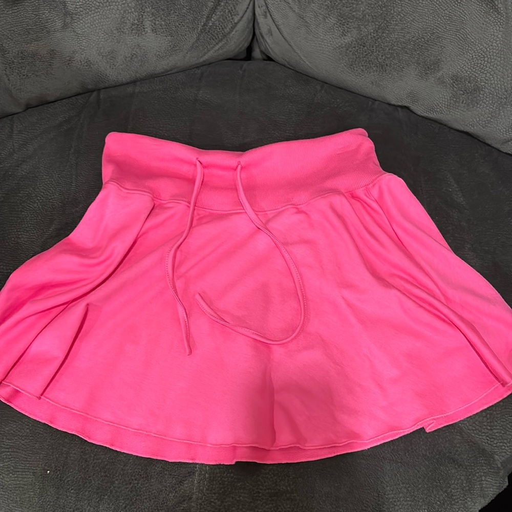 hot pink tennis skirt